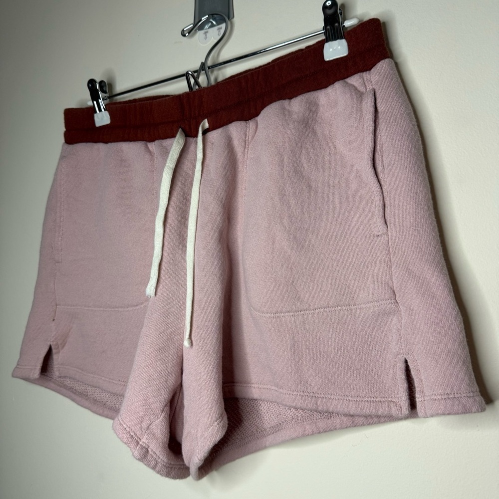 MADEWELL Airyterry Stitched Pocket Atheleisure Travel Sweatshorts Wisteria Dove - Picture 6 of 10